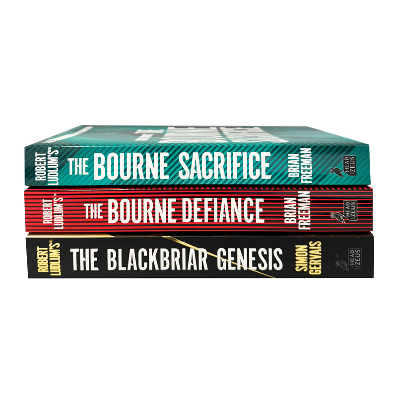 将图像加载到画廊查看器中，Robert Ludlum Bourne Set of 3
