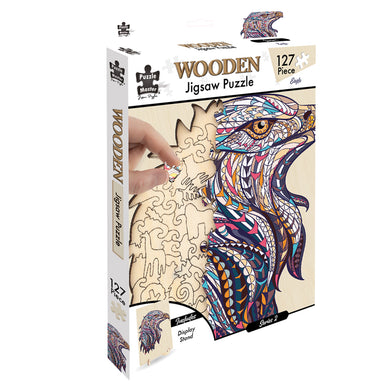 127 Piece Wooden Jigsaw Puzzle, Eagle