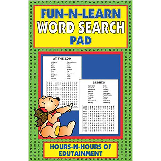 Fun-N-Learn 单词搜索板平装本