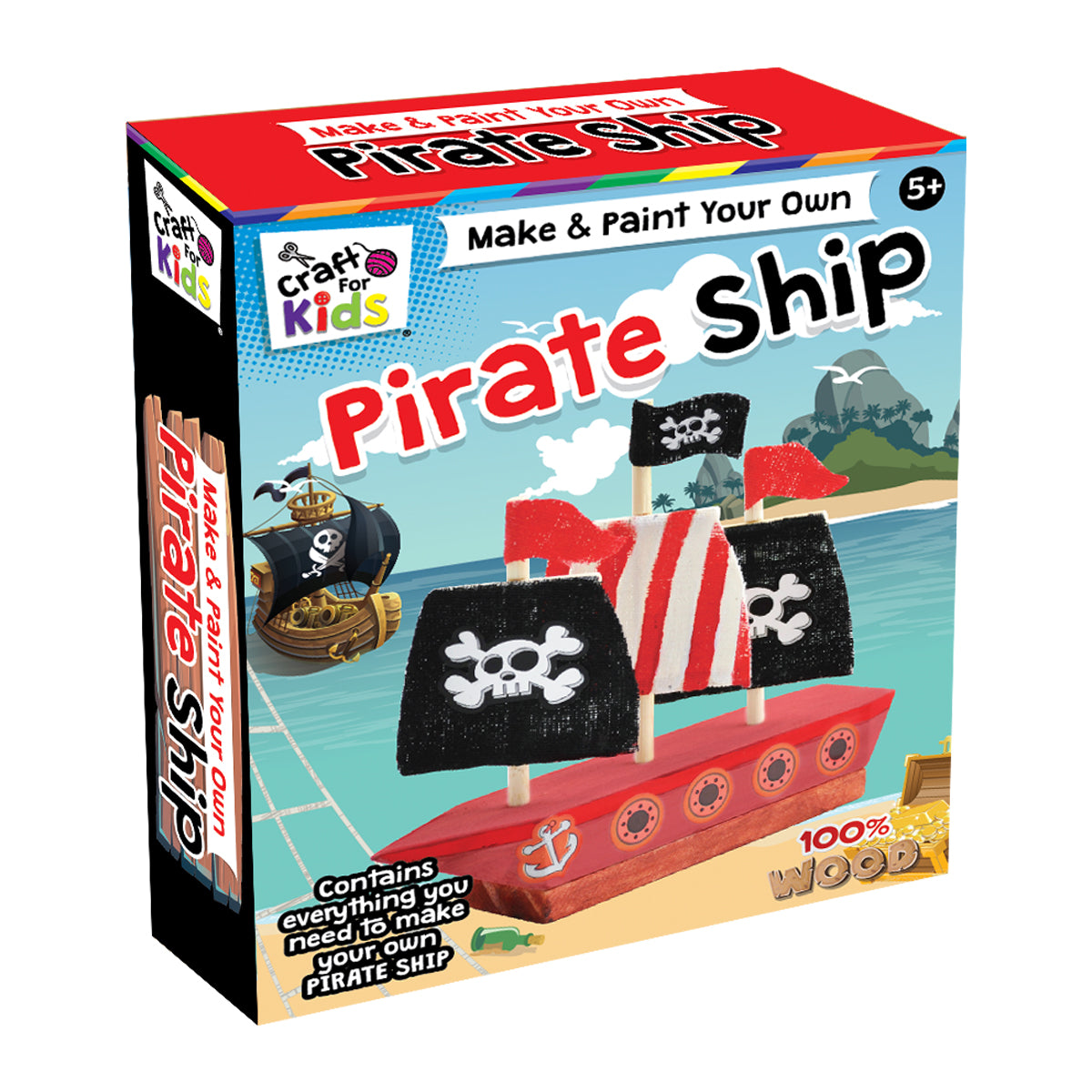 Make & Paint Your Own Pirate Ship – BMS Brands