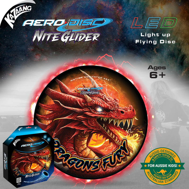 将图像加载到画廊查看器中，Aero Disc Nite Glider - Dragons Fury
