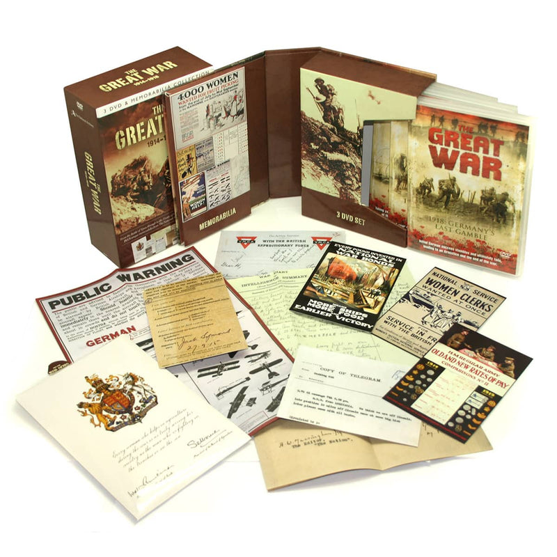 将图像加载到画廊查看器中，Great War Memorabillia DVD Set
