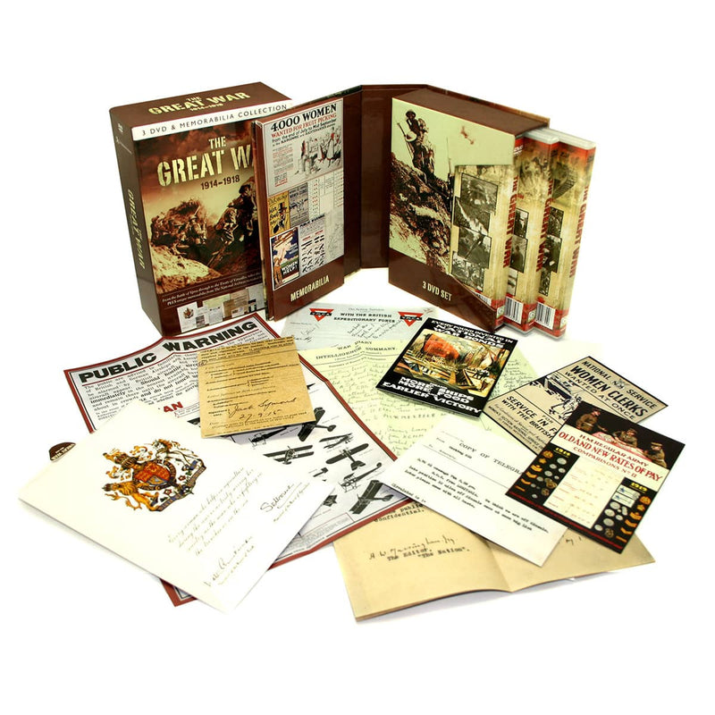 将图像加载到画廊查看器中，Great War Memorabillia DVD Set
