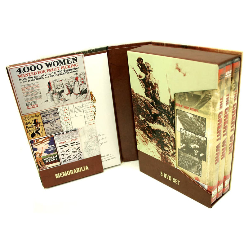 将图像加载到画廊查看器中，Great War Memorabillia DVD Set
