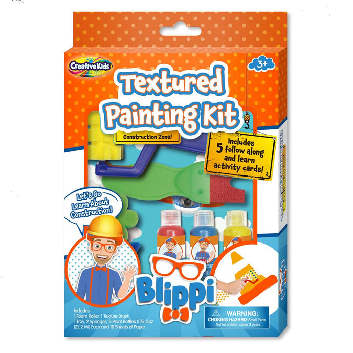 Blippi Textured Painting Kit