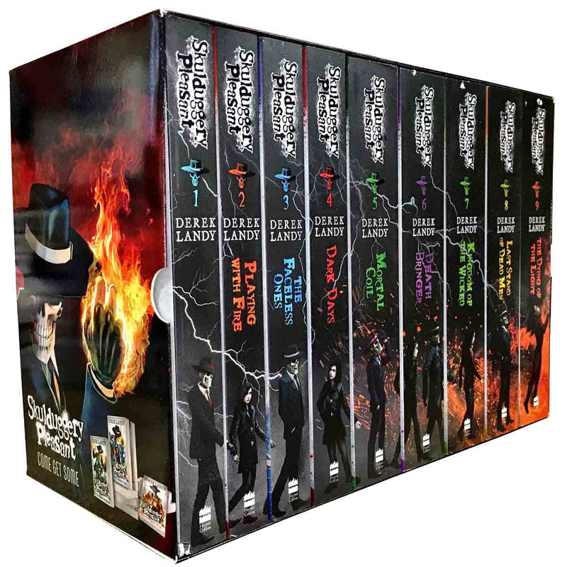 将图像加载到画廊查看器中，Skulduggery Pleasant 9 Volume Slipcase
