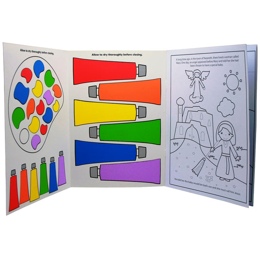 Magic Paint Pallette Bible Stories, The Story of Jesus