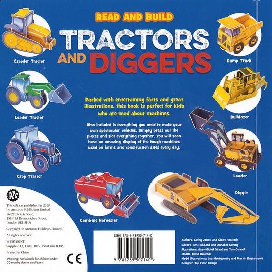 阅读和建造 - 拖拉机和挖掘机