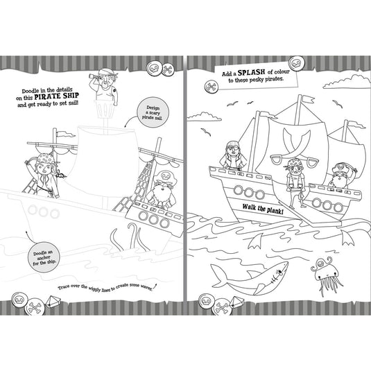 Super Colouring Fun: Pesky Pirates