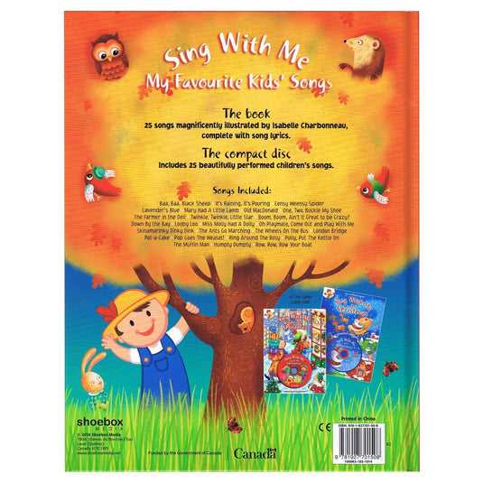 Sing With Me Fully Illustrated Songbook - My Favourite Kids' Songs with Audio Cd